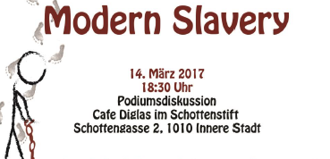 Podiumsdiskussion Modern Slavery